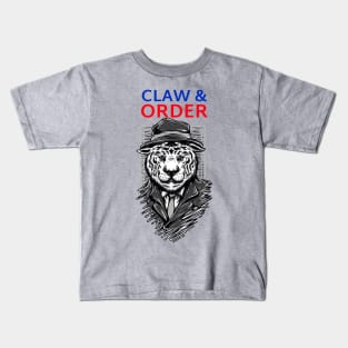 Tiger: Claw and Order Kids T-Shirt